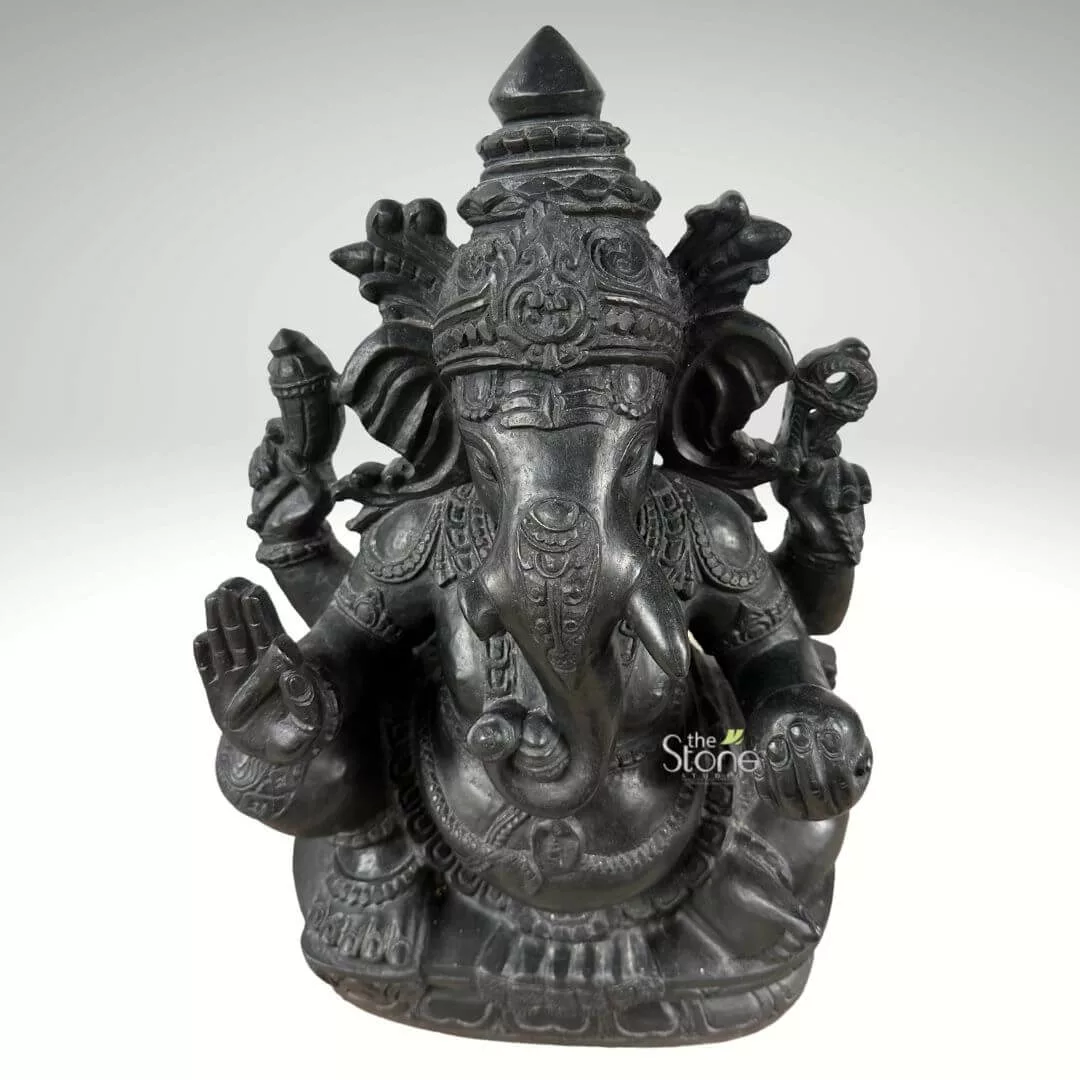 18 inch Ganesha Stone Statue