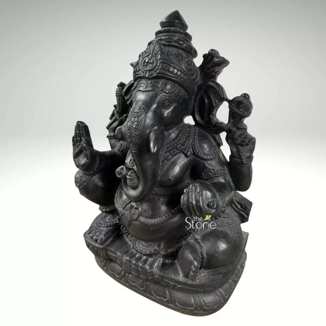 18 inch Ganesha Stone Statue