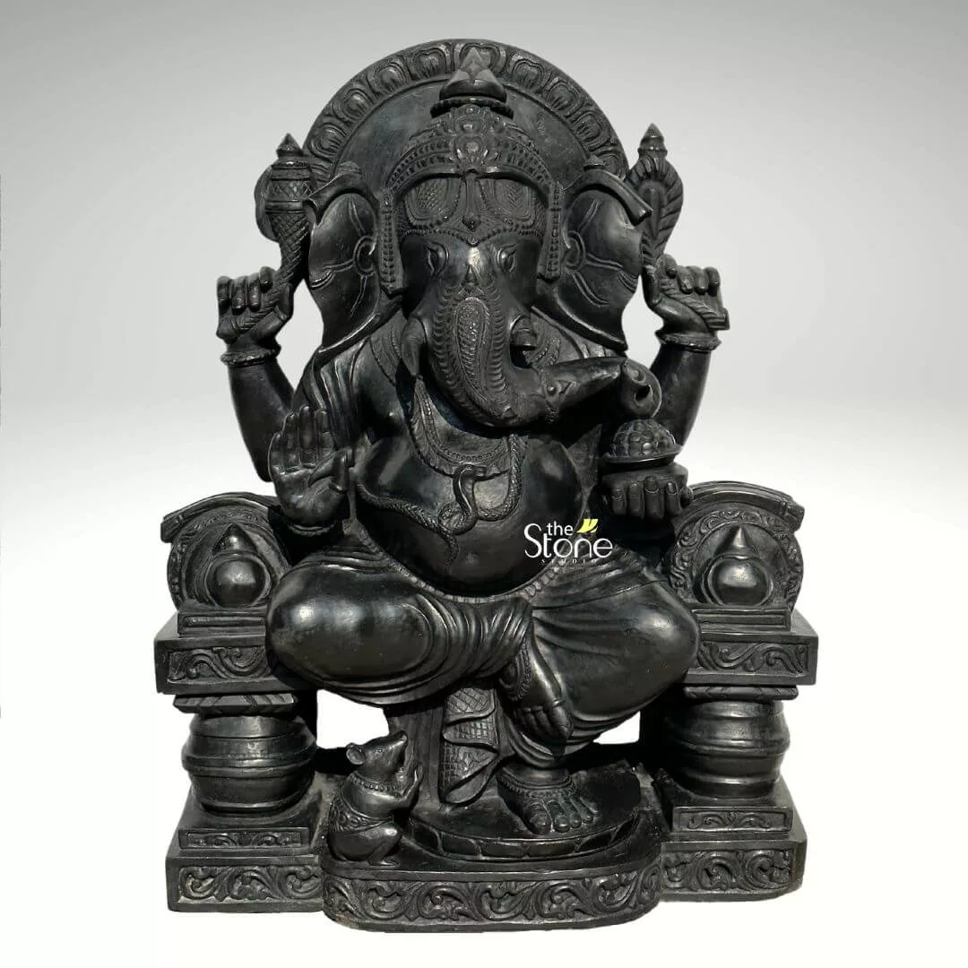 Abhaya Mudra Ganesha Statue 2ft