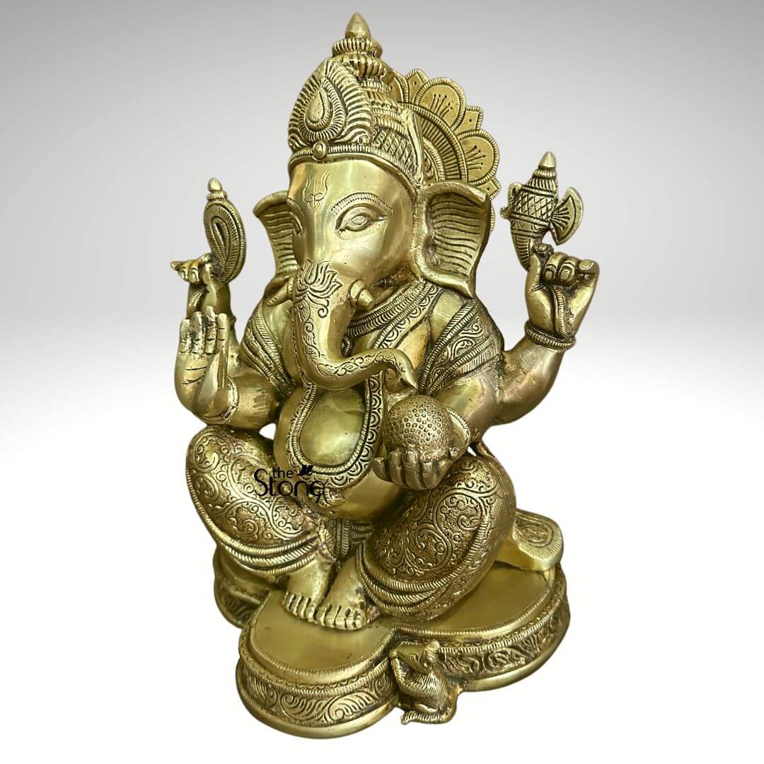 Brass Vinayagar Statue 15β³