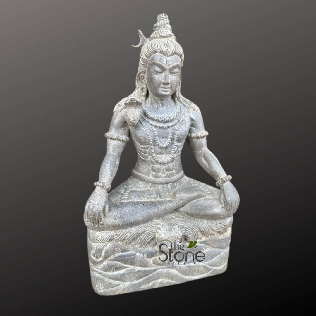 1 feet Shiva Stone Statue