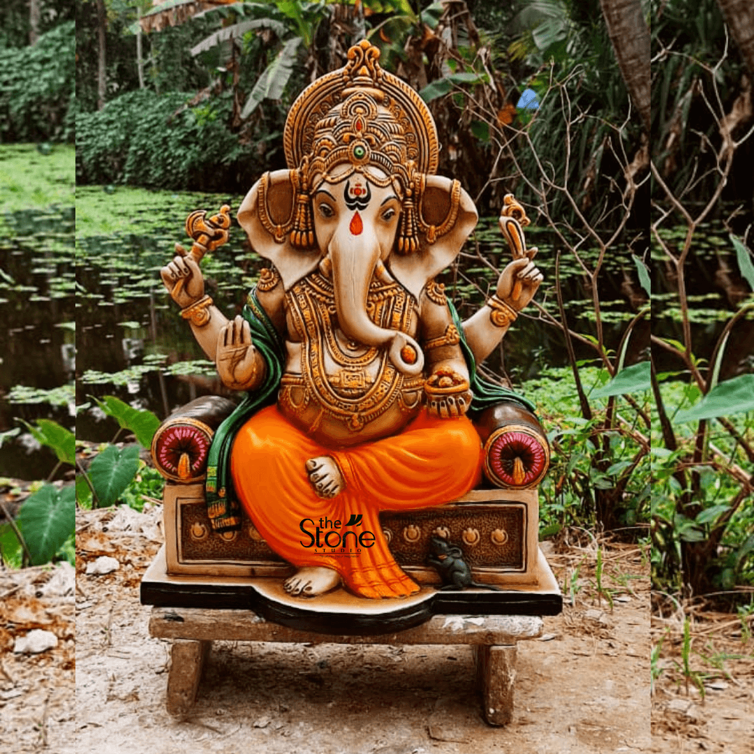 Fiber Ganesh Murti 2ft