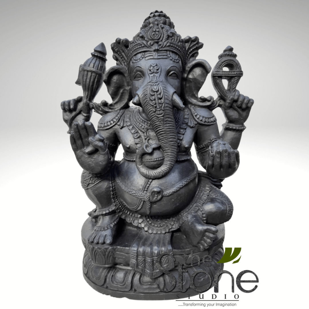 Black Ganesh Murti 2ft