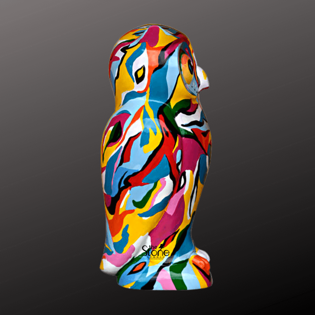 Pop Art Owl Statue 3ft