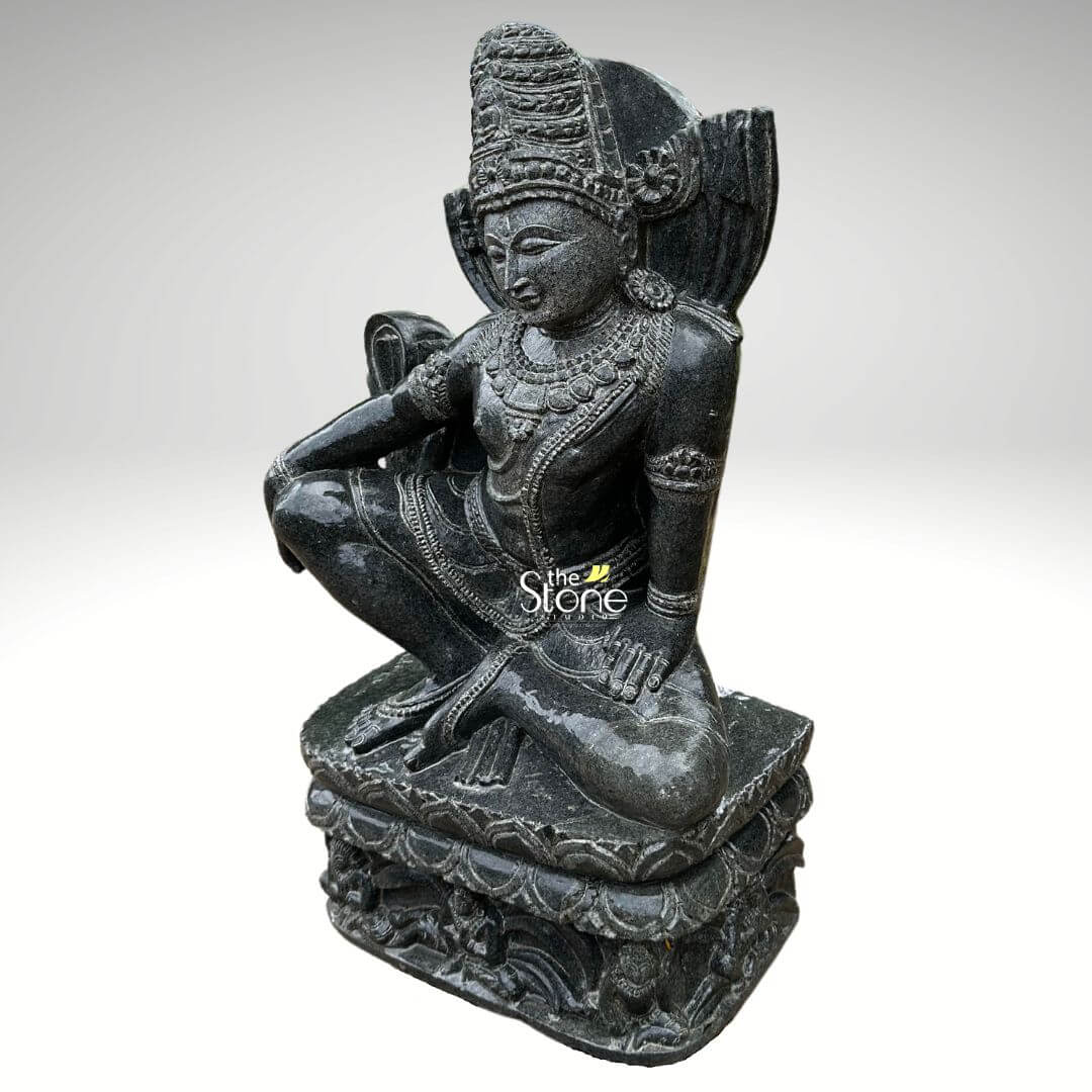 Simhanada Lokeshvara Antique Statue 2ft