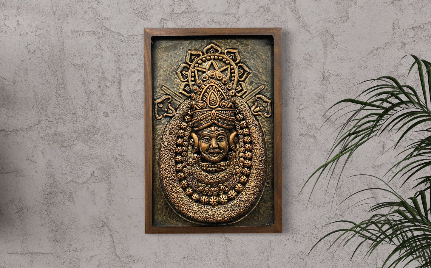 Khatu Shyam 3D Relief Mural Wall Art