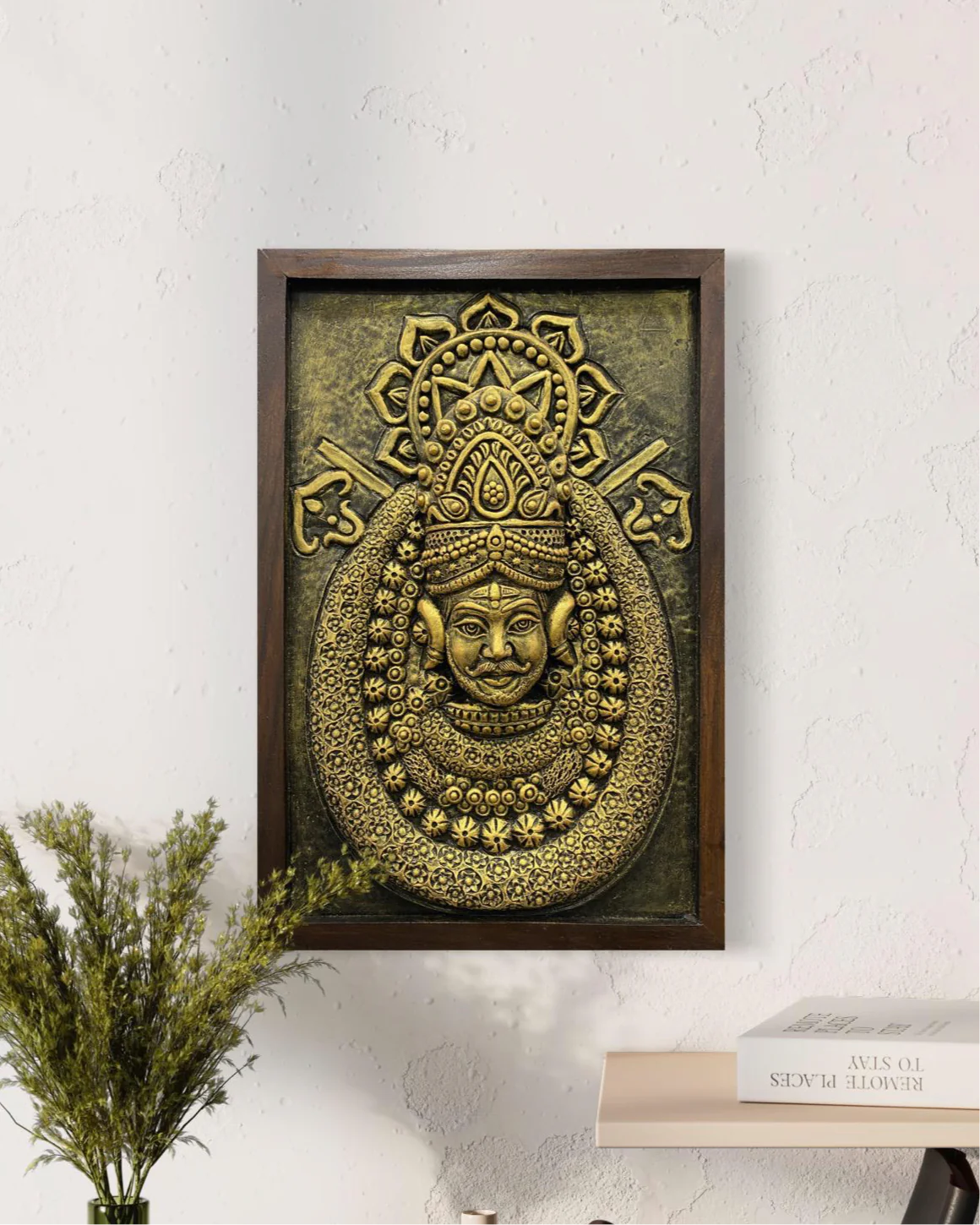 Khatu Shyam 3D Relief Mural Wall Art