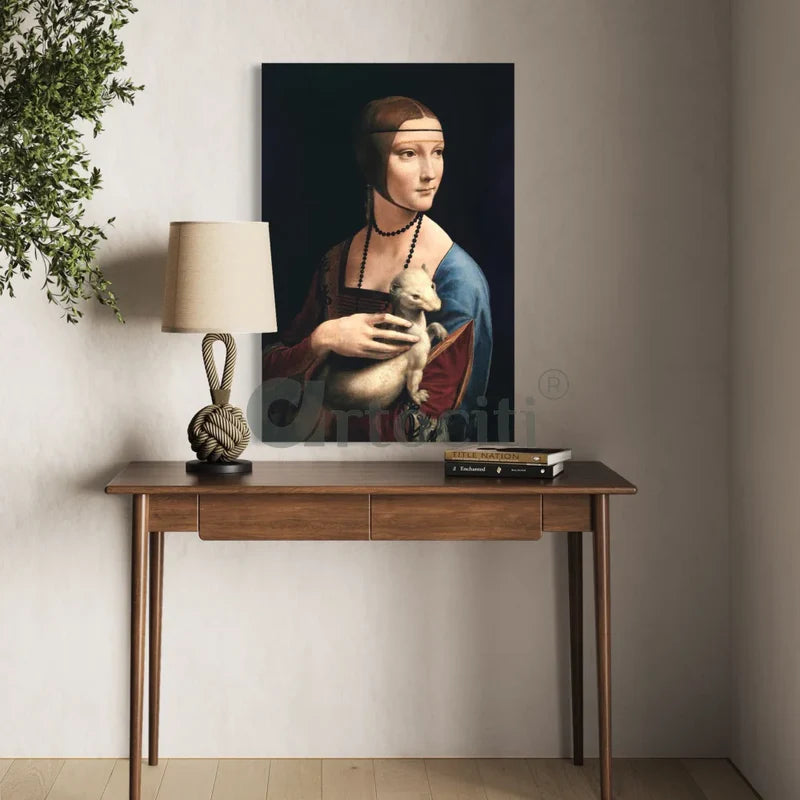 Lady with an Ermine by Leonardo da Vinci World Famous Painting