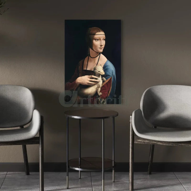 Lady with an Ermine by Leonardo da Vinci World Famous Painting