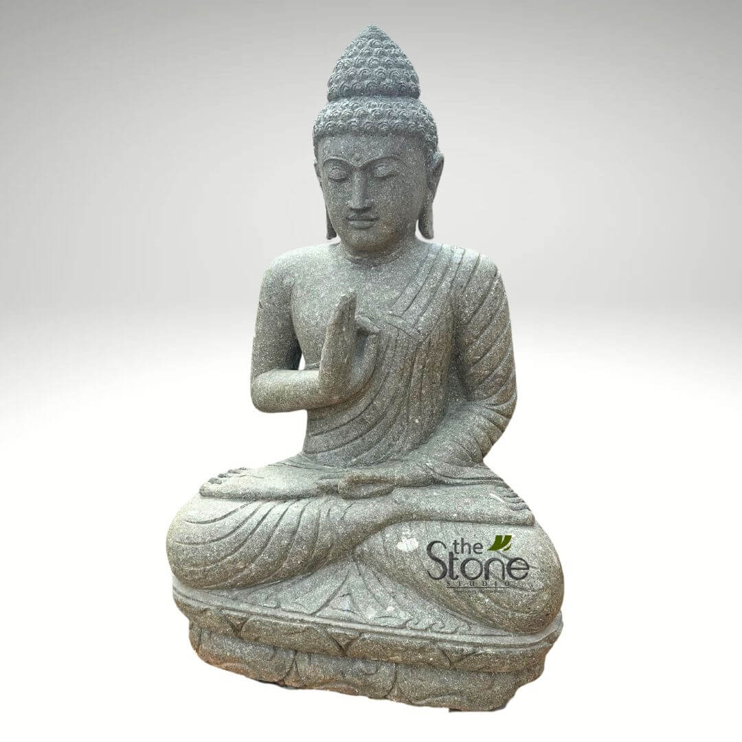 Lava Stone Buddha Statue 4ft