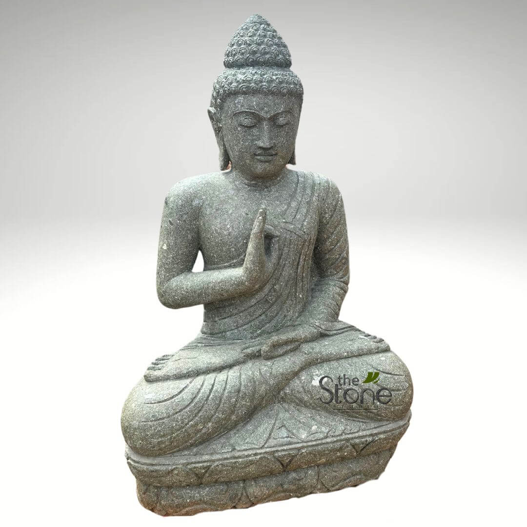 Lava Stone Buddha Statue 4ft