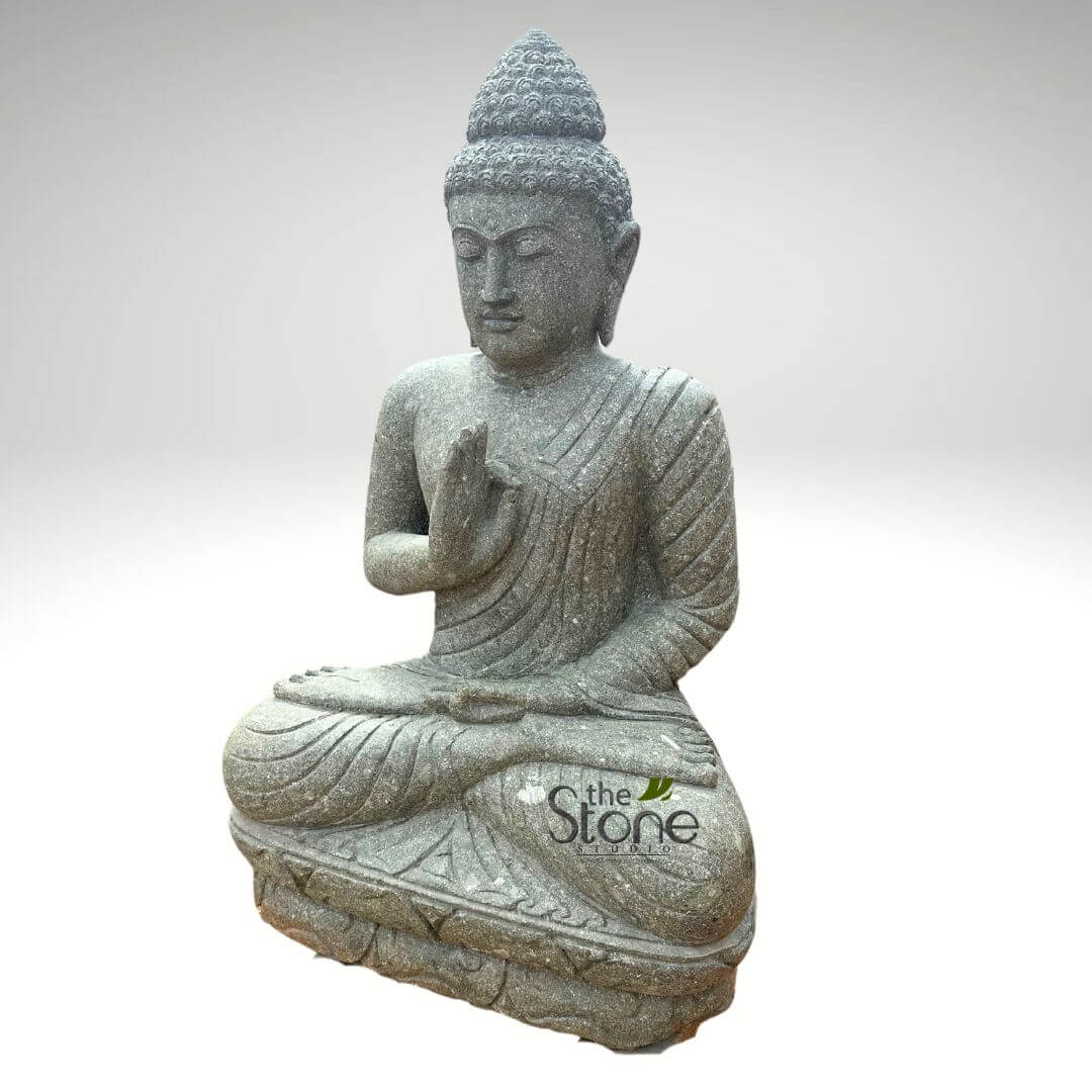 Lava Stone Buddha Statue 4ft