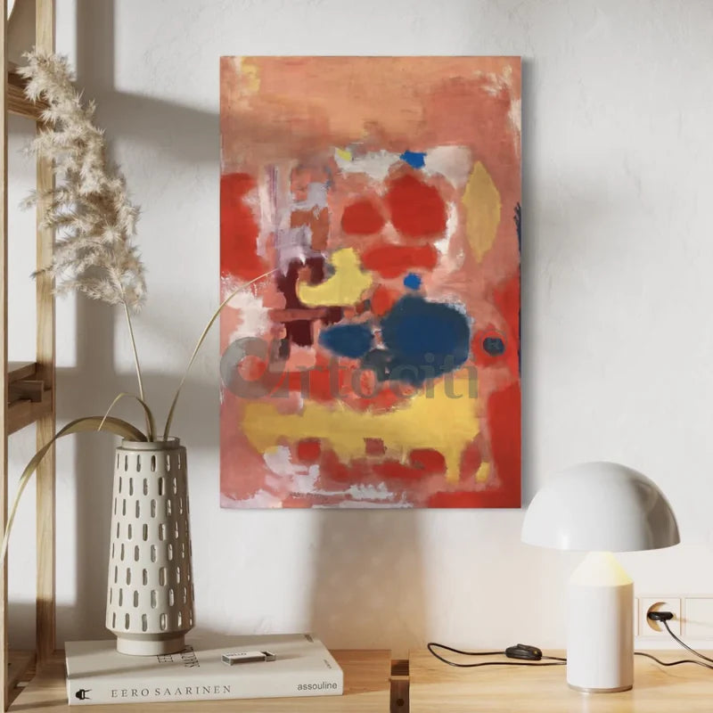 Mark Rothko 1948 Orange Abstract Art World Famous Painting
