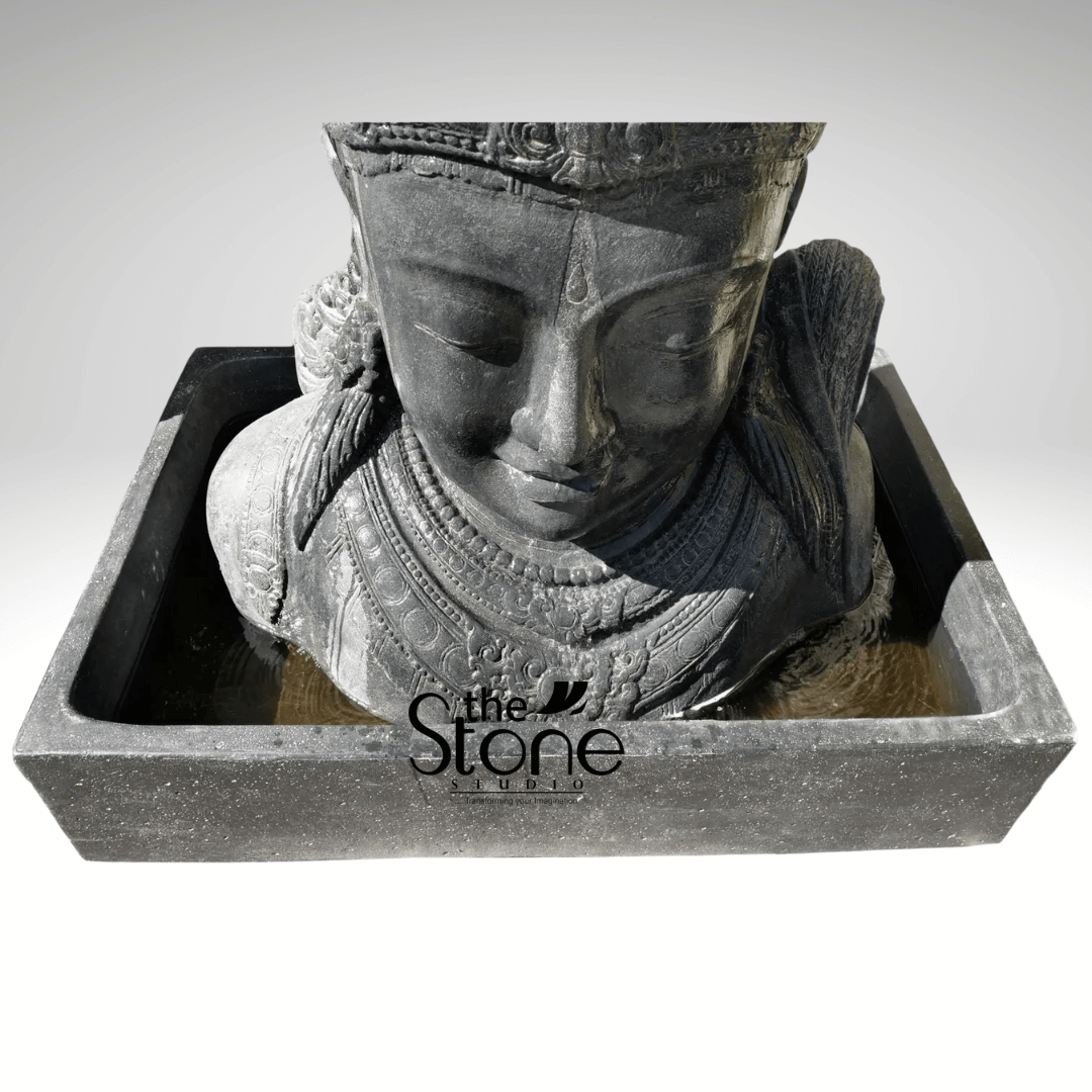 Shiva Fountain in Black stone 3ft