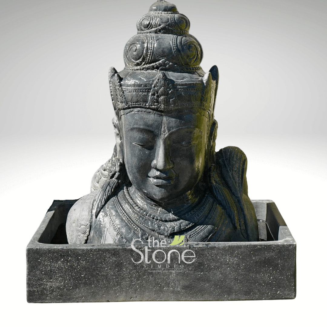 Shiva Fountain in Black stone 3ft