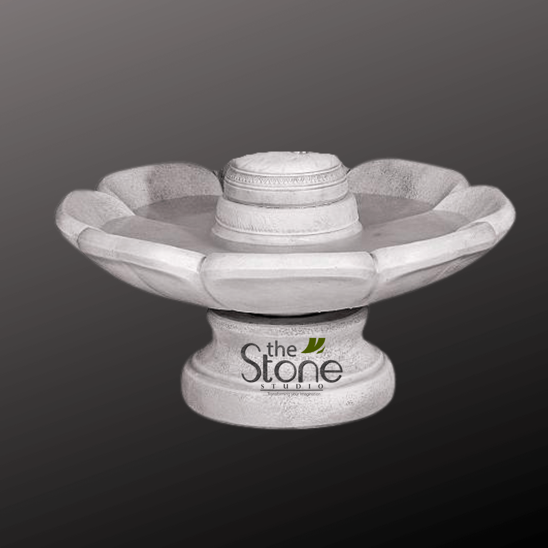 Marble Fountain with a Standing Lady 5ft