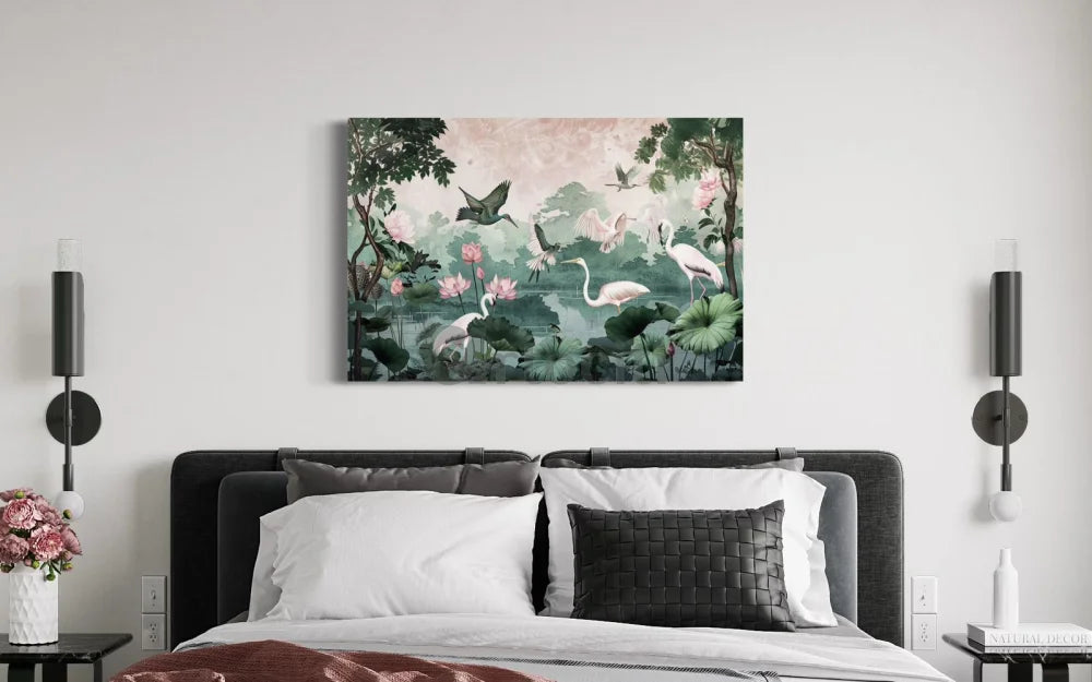 Pichwai Jungle Canvas Giclee Print