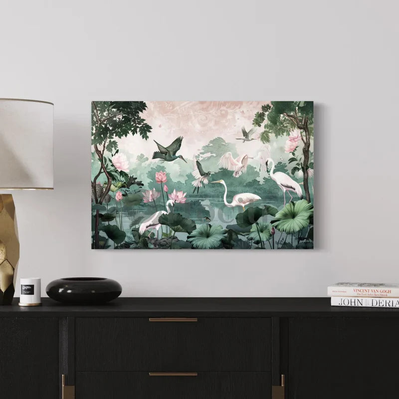 Pichwai Jungle Canvas Giclee Print