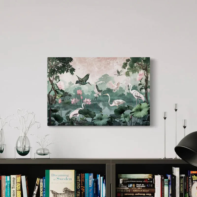 Pichwai Jungle Canvas Giclee Print