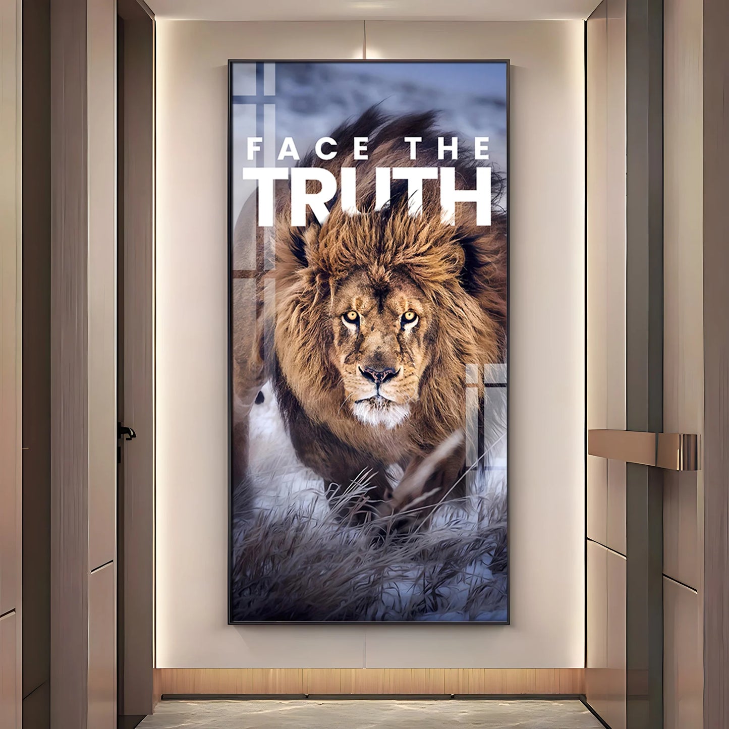 Be Fearless Premium Acrylic Vertical Wall Art