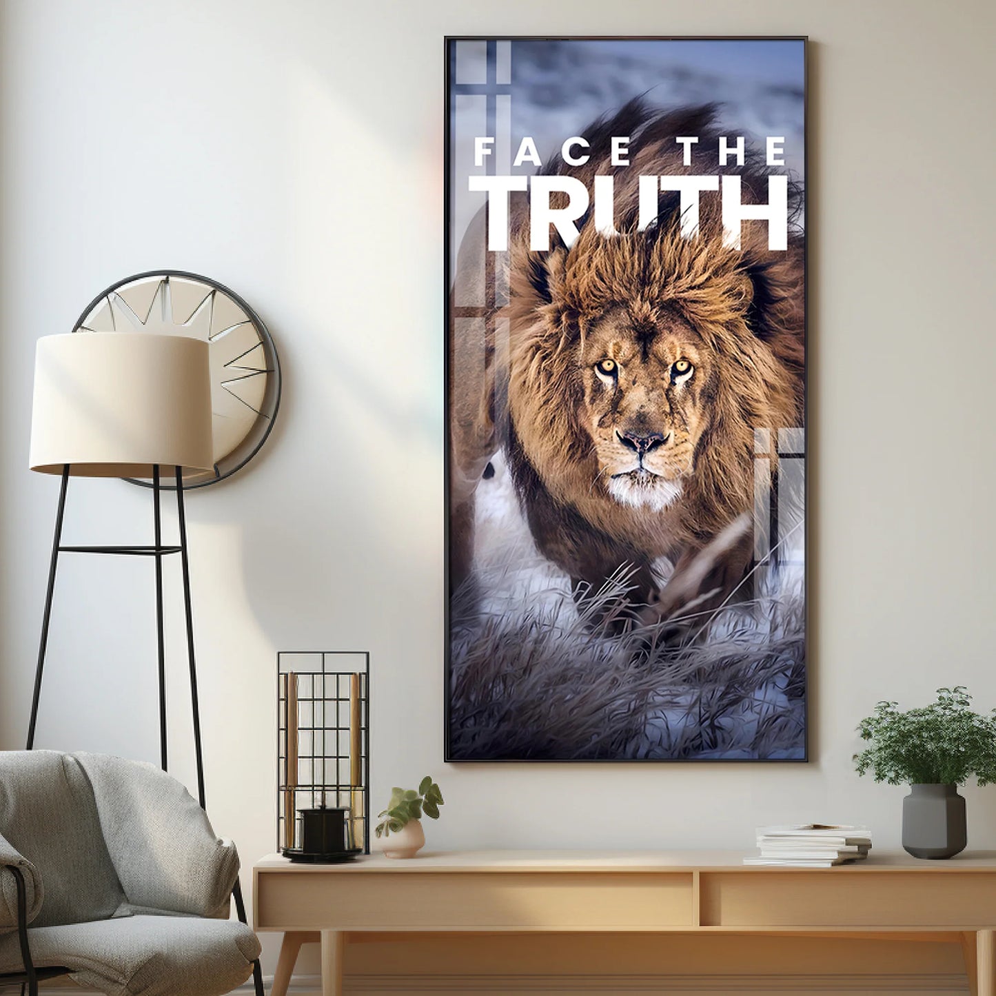 Be Fearless Premium Acrylic Vertical Wall Art