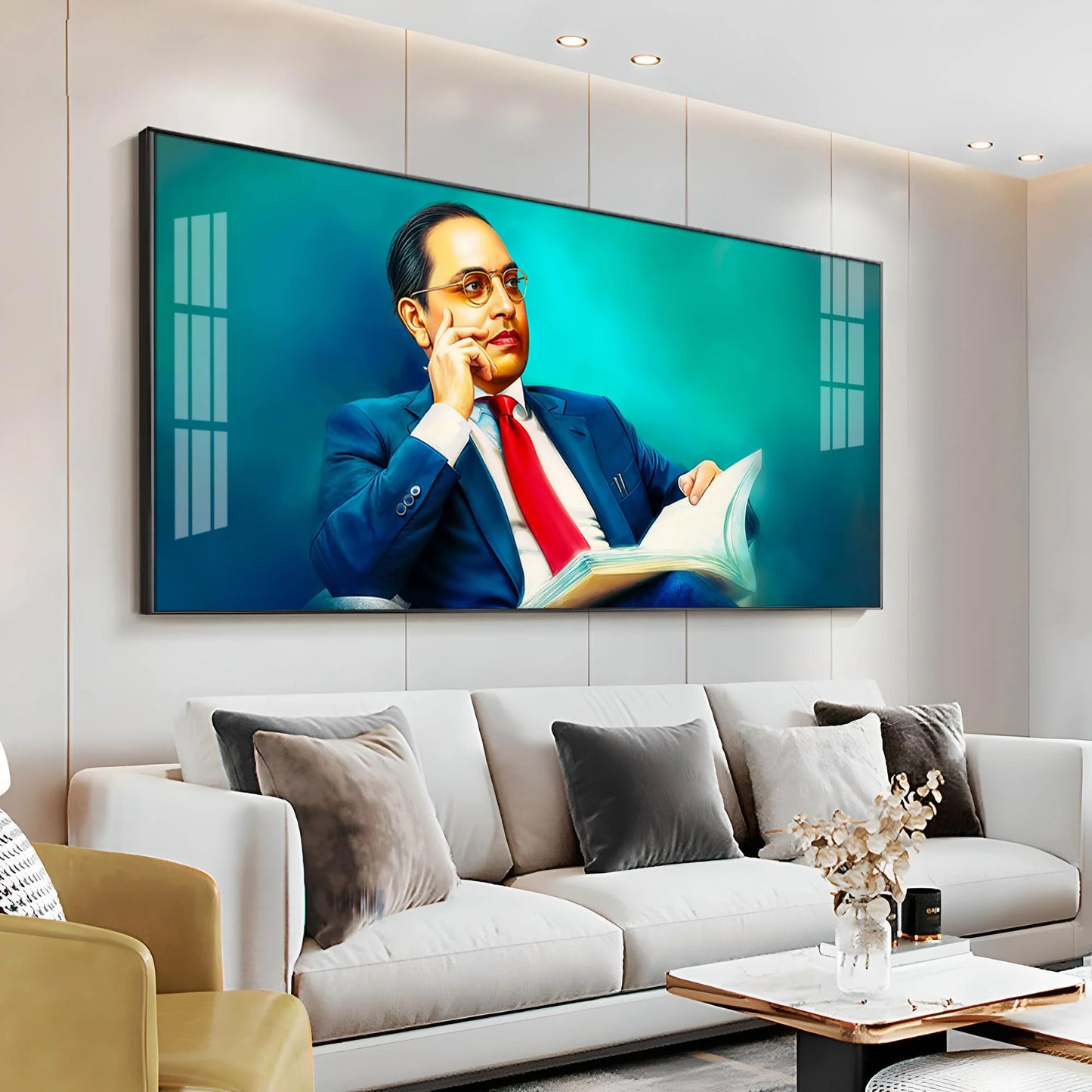 Bhimrao Ramji Ambedkar Premium Acrylic Horizontal Wall Art