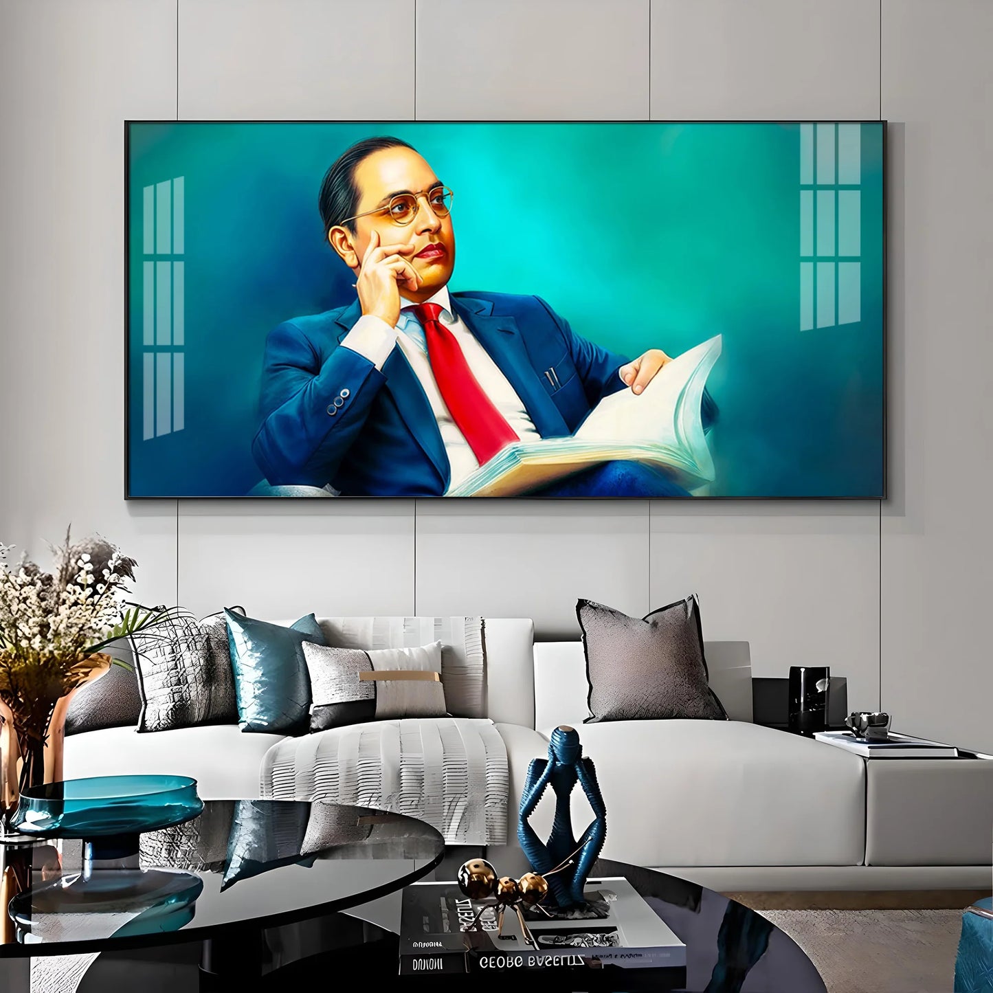 Bhimrao Ramji Ambedkar Premium Acrylic Horizontal Wall Art