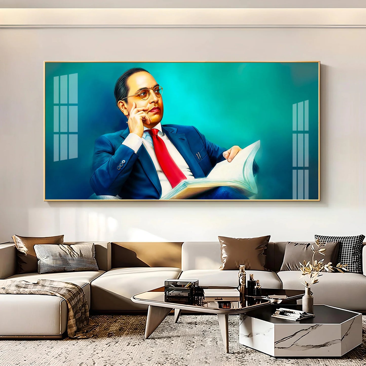 Bhimrao Ramji Ambedkar Premium Acrylic Horizontal Wall Art
