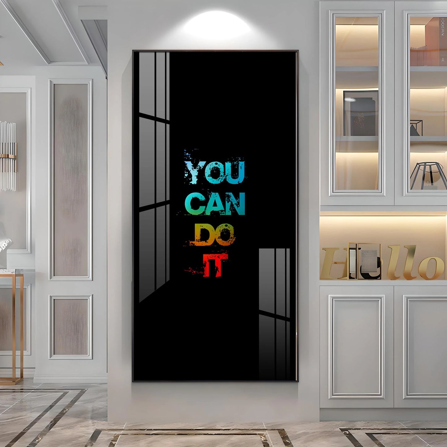 You Can Do It Premium Acrylic Vertical Wall Art