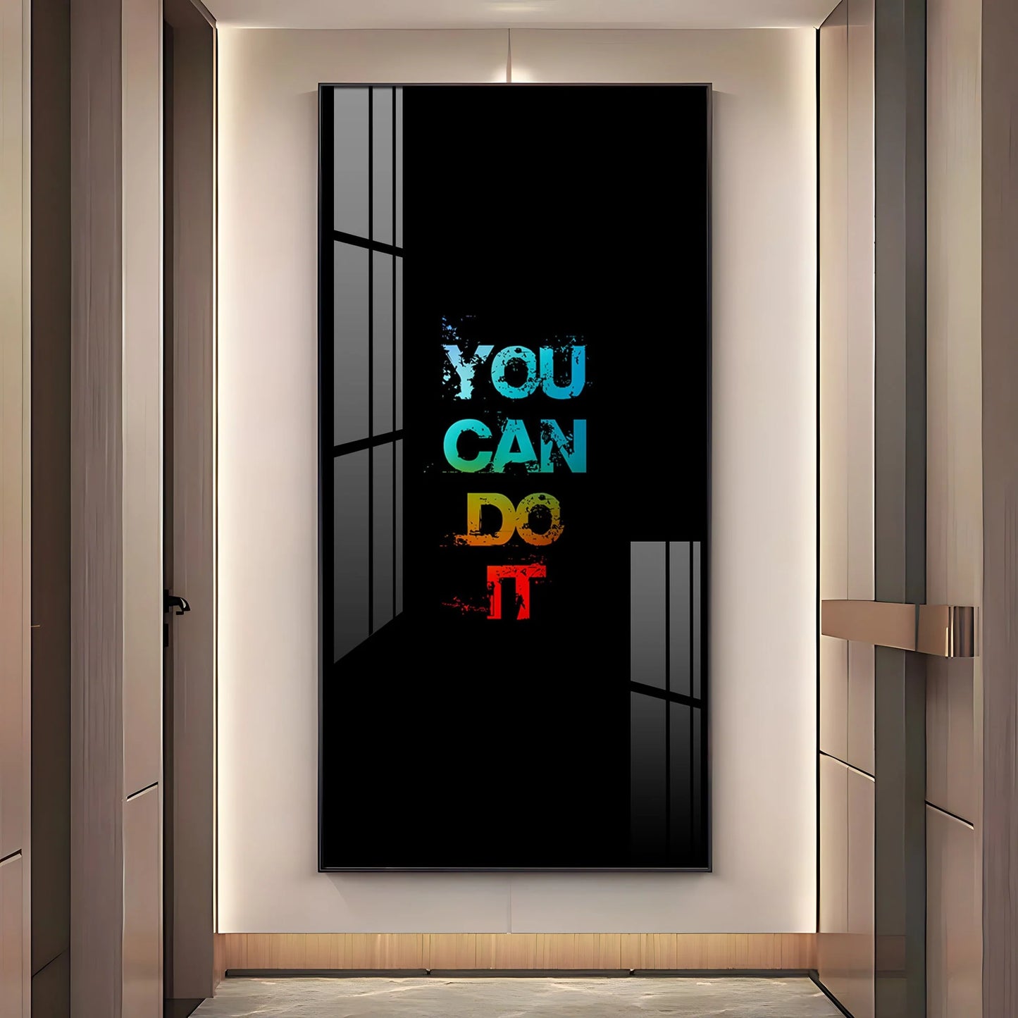 You Can Do It Premium Acrylic Vertical Wall Art