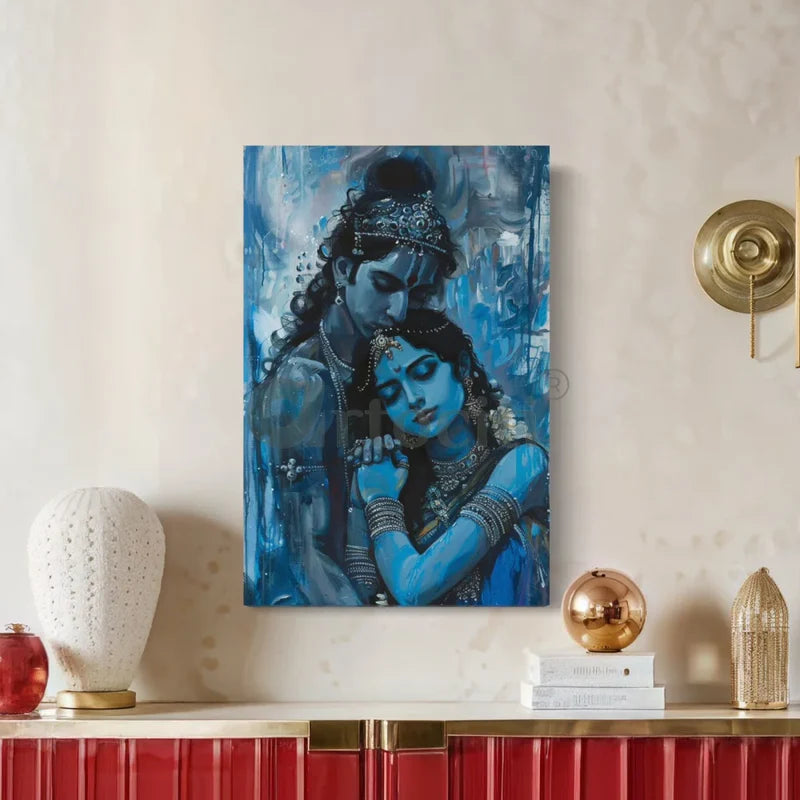 Radha Krishna Canvas Giclee Print