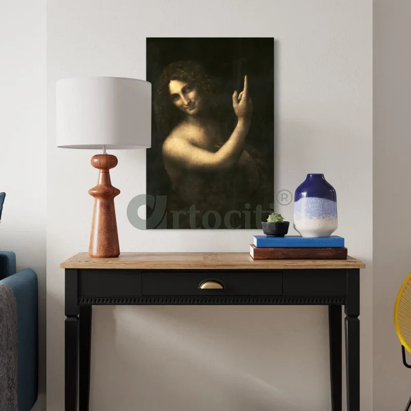Saint John the Baptist by Leonardo da Vinci World Famous Painting