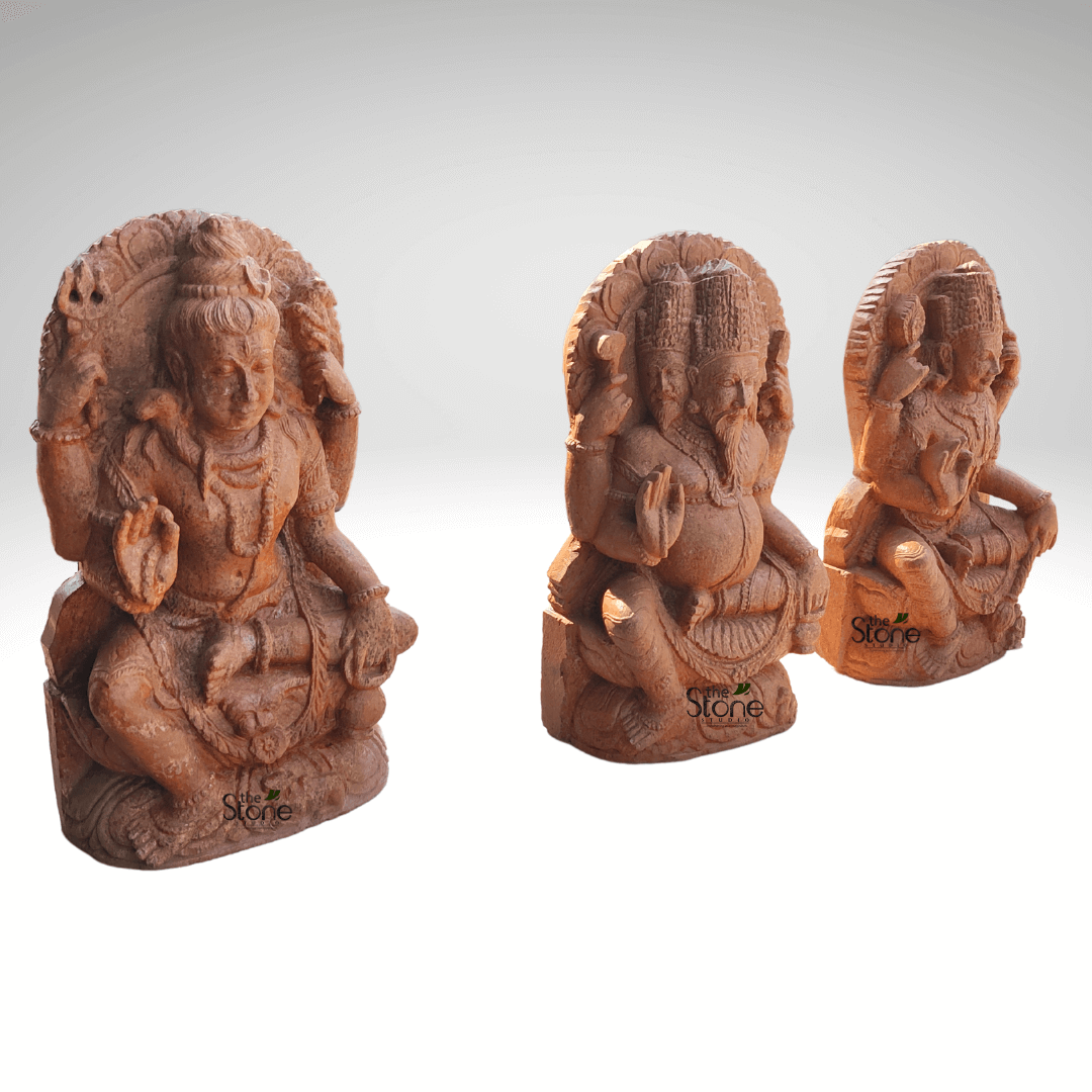 Trimurti Statue 18″