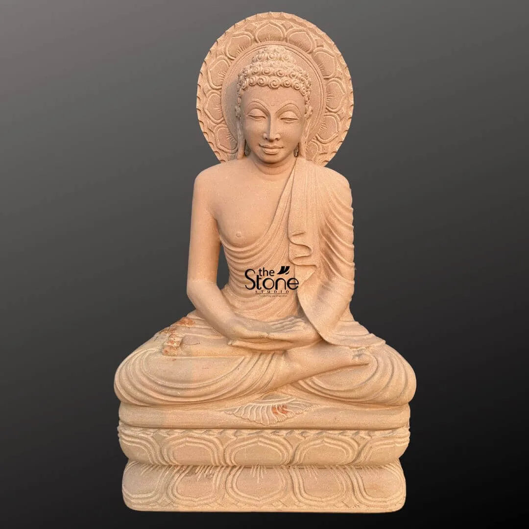 Stone Buddha Garden Statue 3.5ft