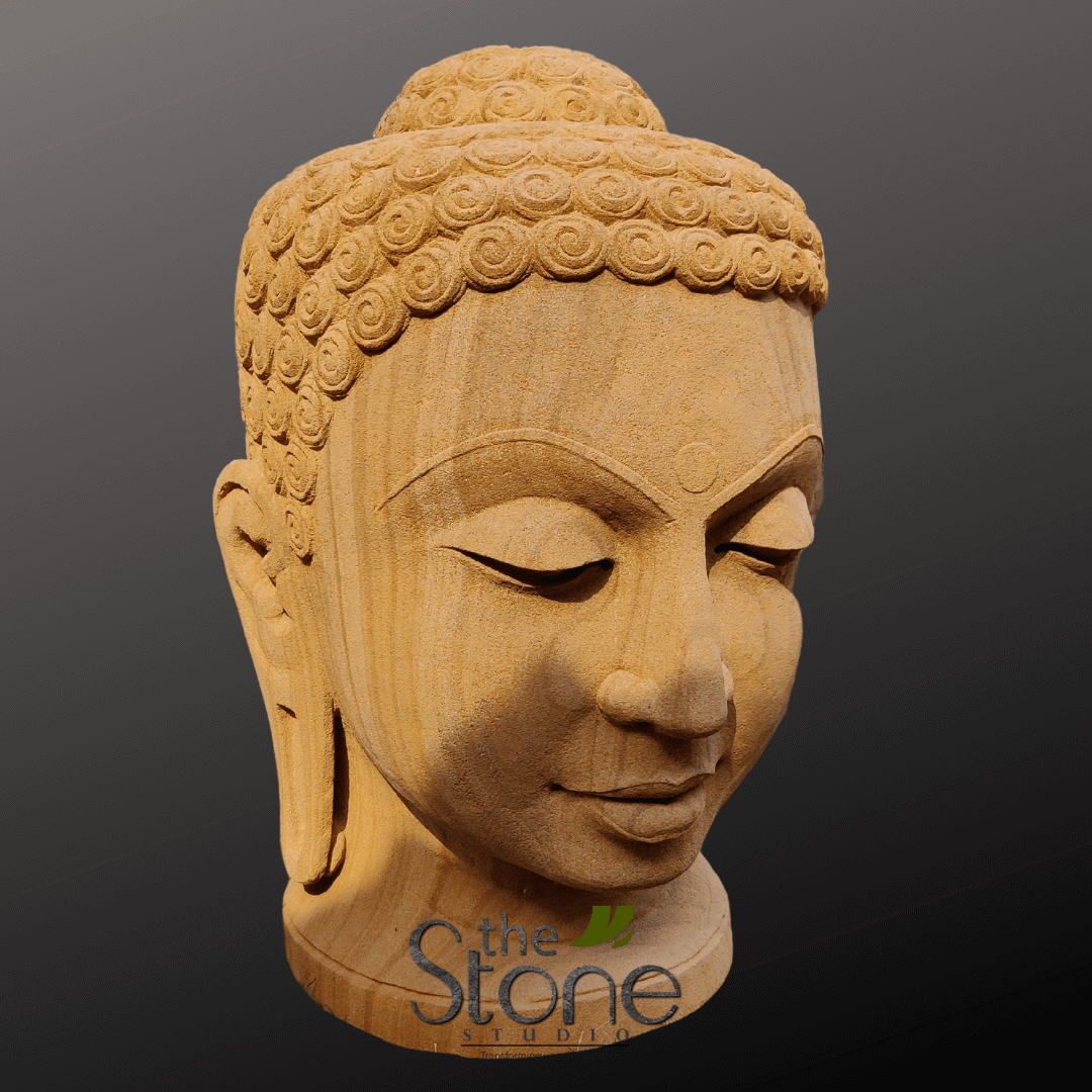 Stone Buddha Head 3ft