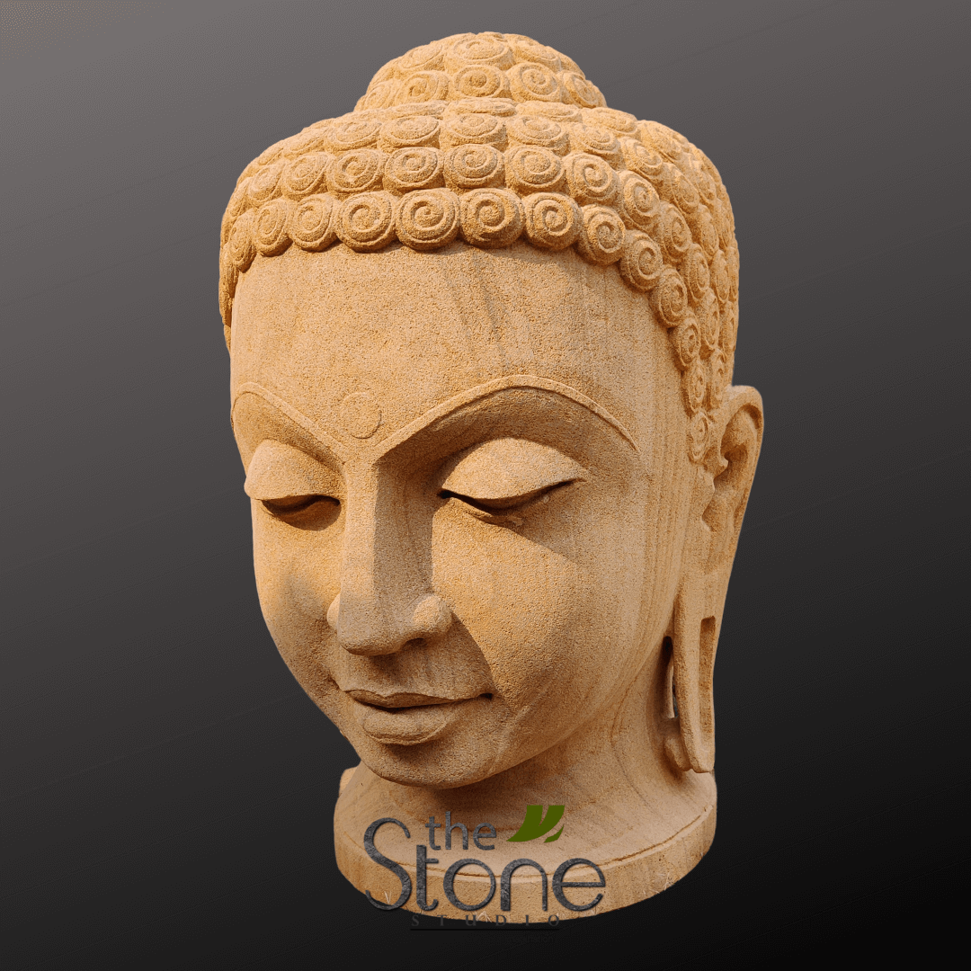 Stone Buddha Head 3ft