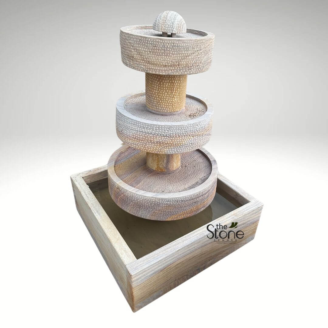 Stone Layer Fountain for Garden 3.5ft