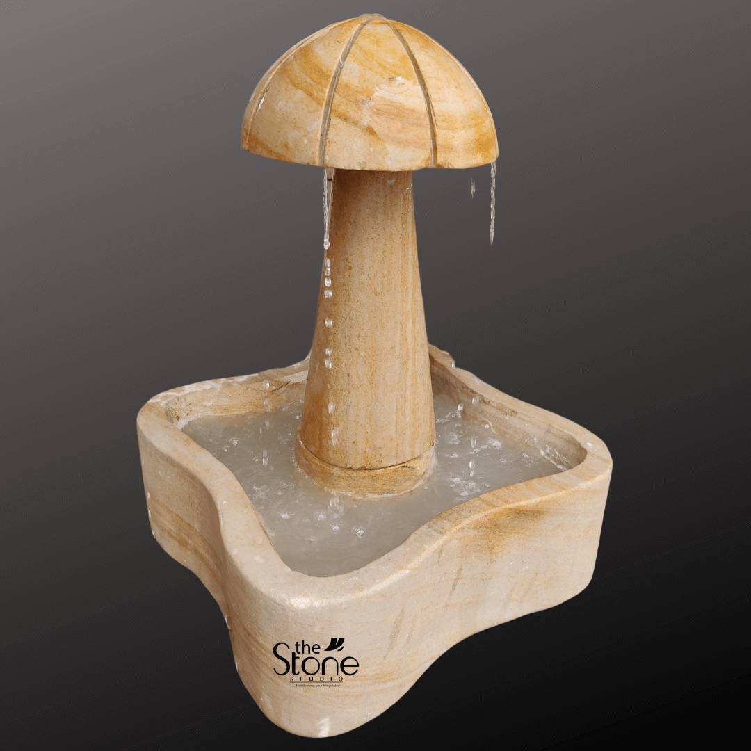 Mushroom Water Fountain 18″
