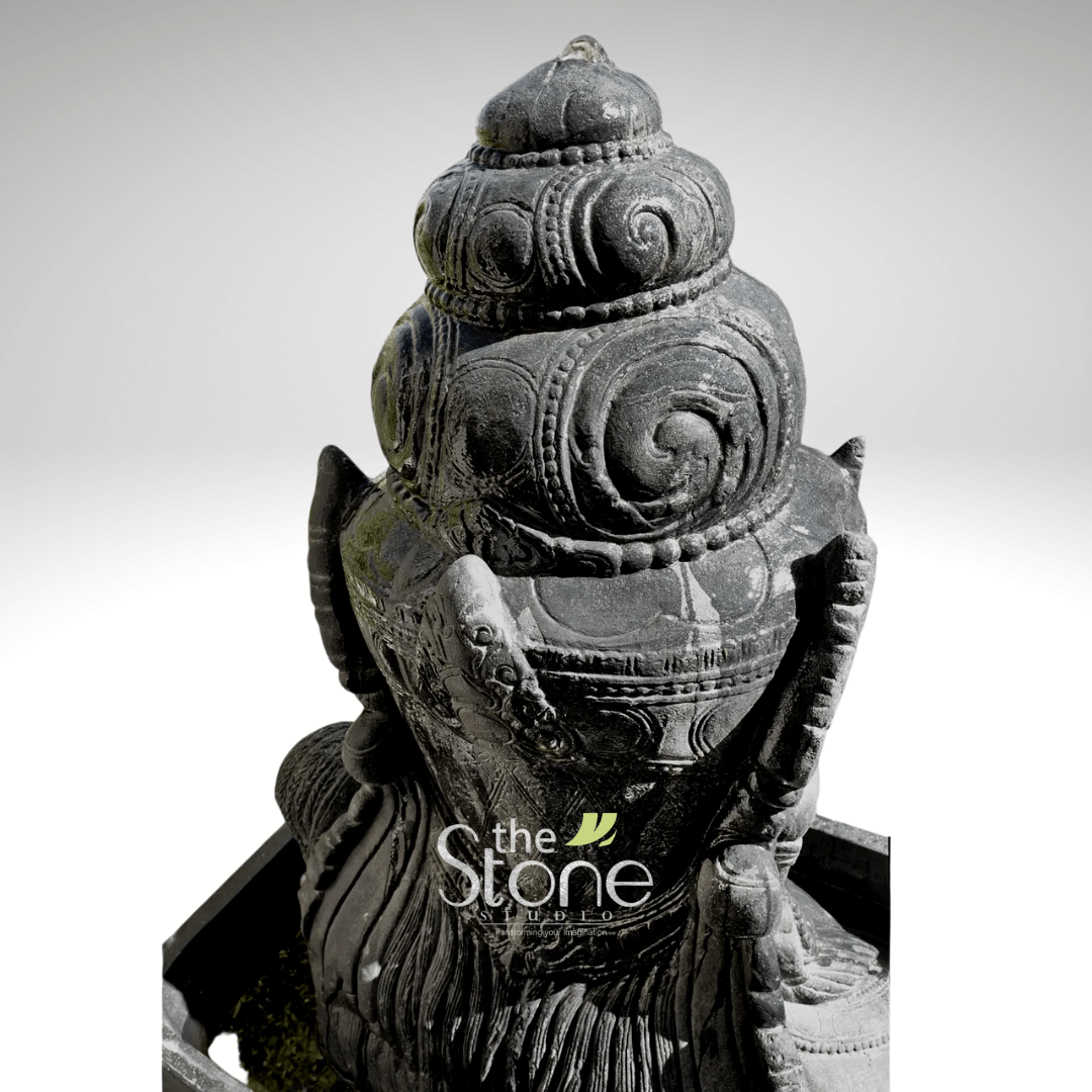 Shiva Fountain in Black stone 3ft