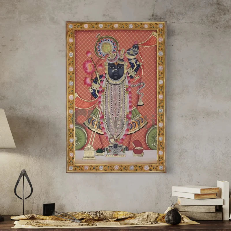 Swaroop Shreenath Ji Pichwai Canvas Giclee Print