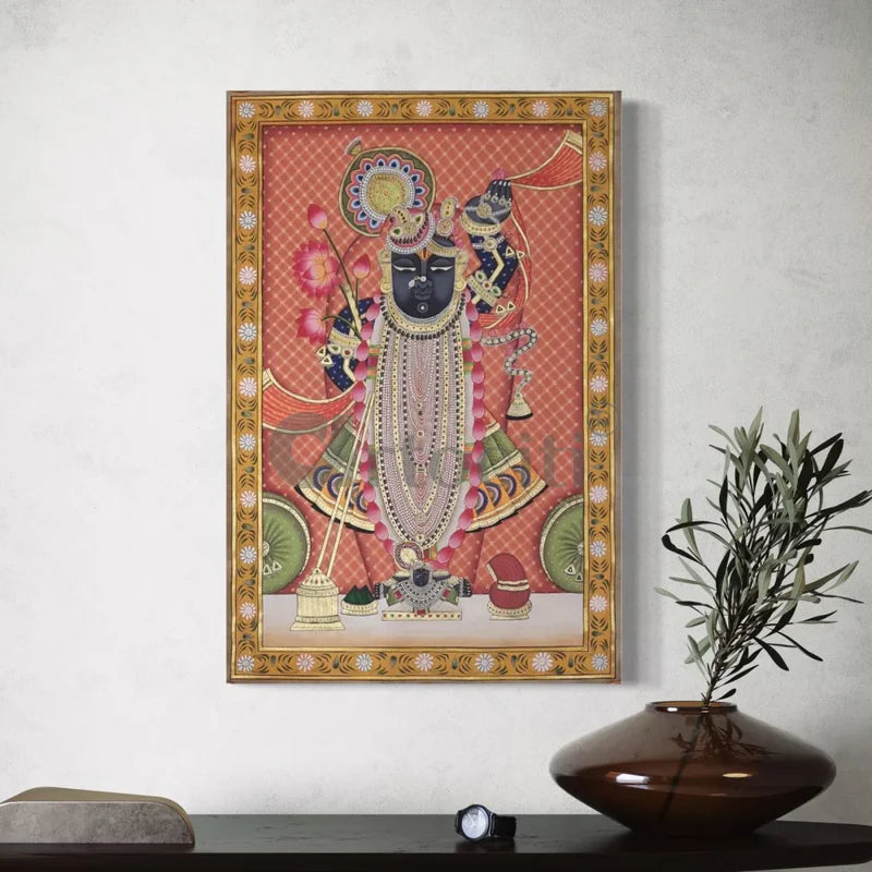 Swaroop Shreenath Ji Pichwai Canvas Giclee Print