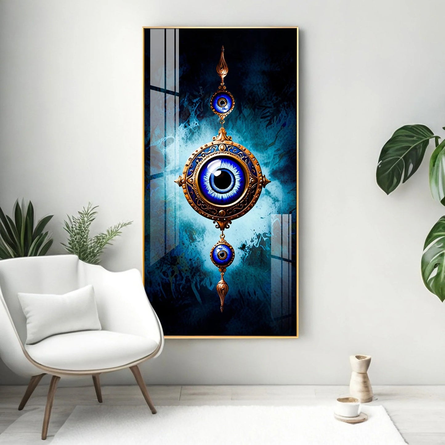 The Evil Eye Premium Acrylic Vertical Wall Art