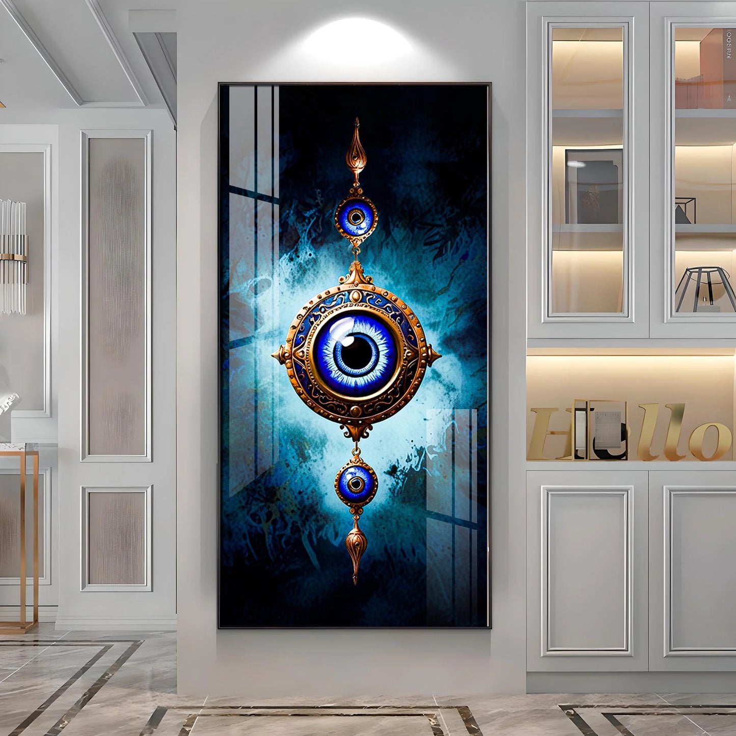 The Evil Eye Premium Acrylic Vertical Wall Art