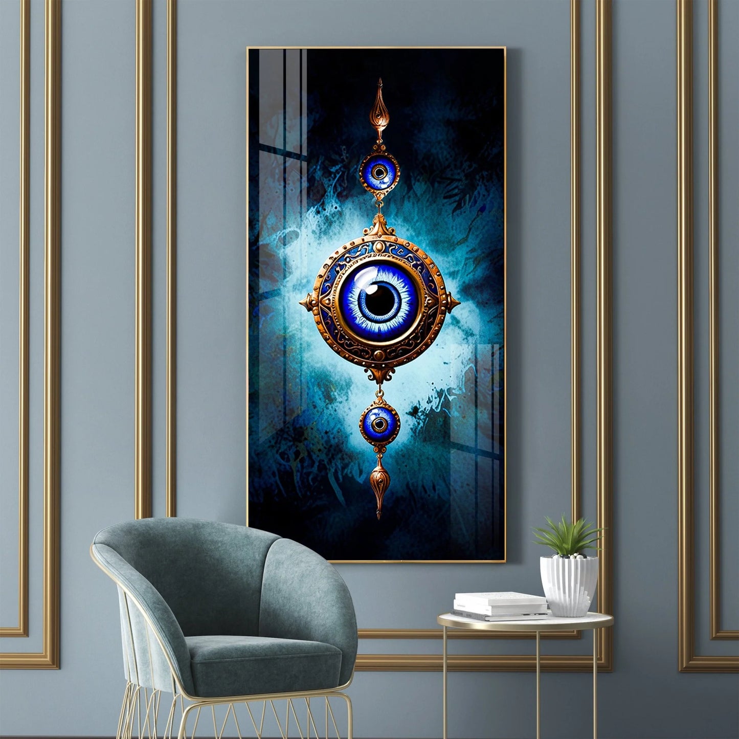The Evil Eye Premium Acrylic Vertical Wall Art