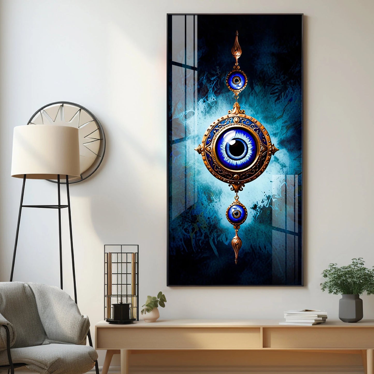 The Evil Eye Premium Acrylic Vertical Wall Art