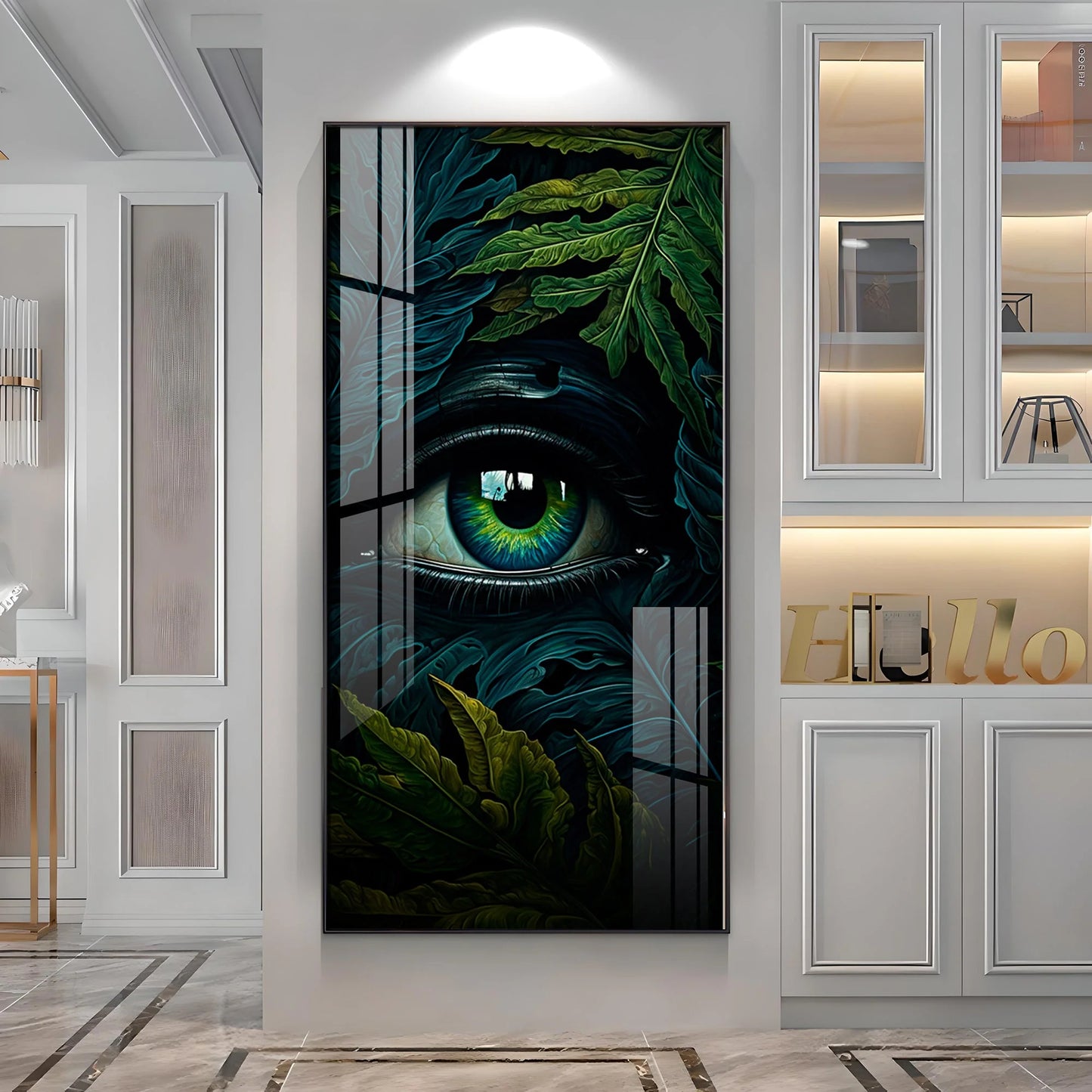 The Eye's Journey Premium Acrylic Vertical Wall Art