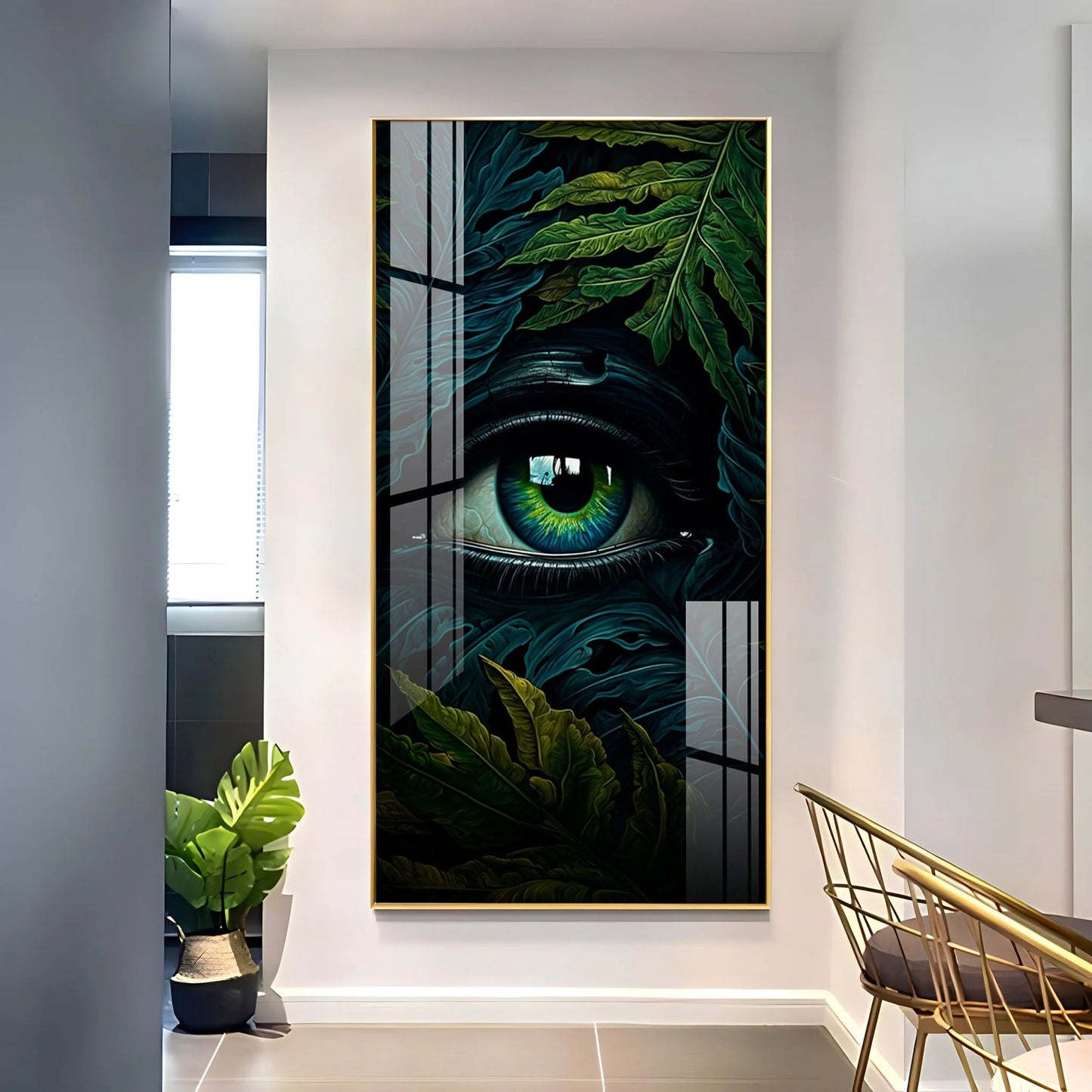 The Eye's Journey Premium Acrylic Vertical Wall Art