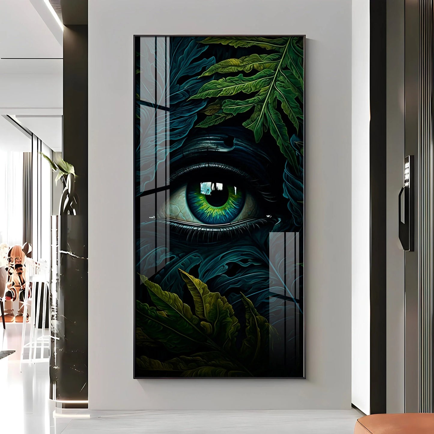 The Eye's Journey Premium Acrylic Vertical Wall Art