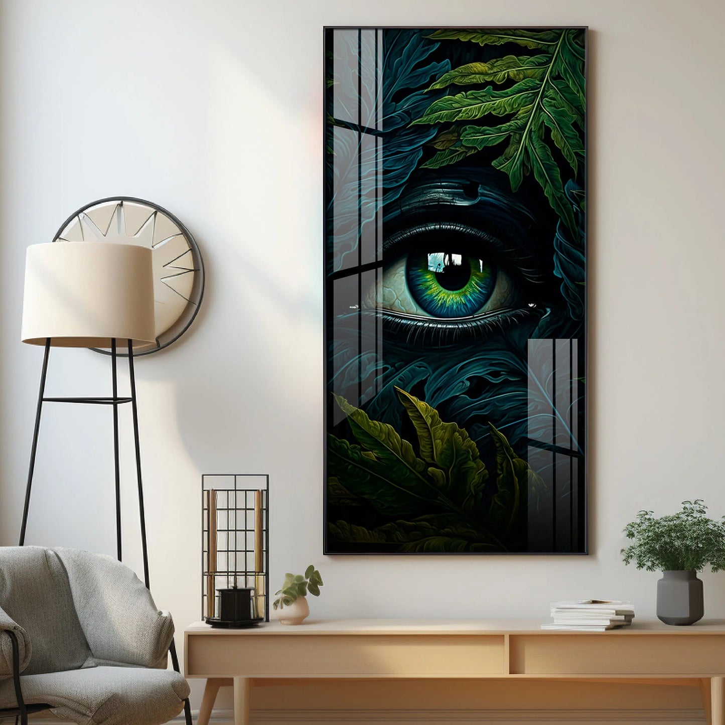 The Eye's Journey Premium Acrylic Vertical Wall Art
