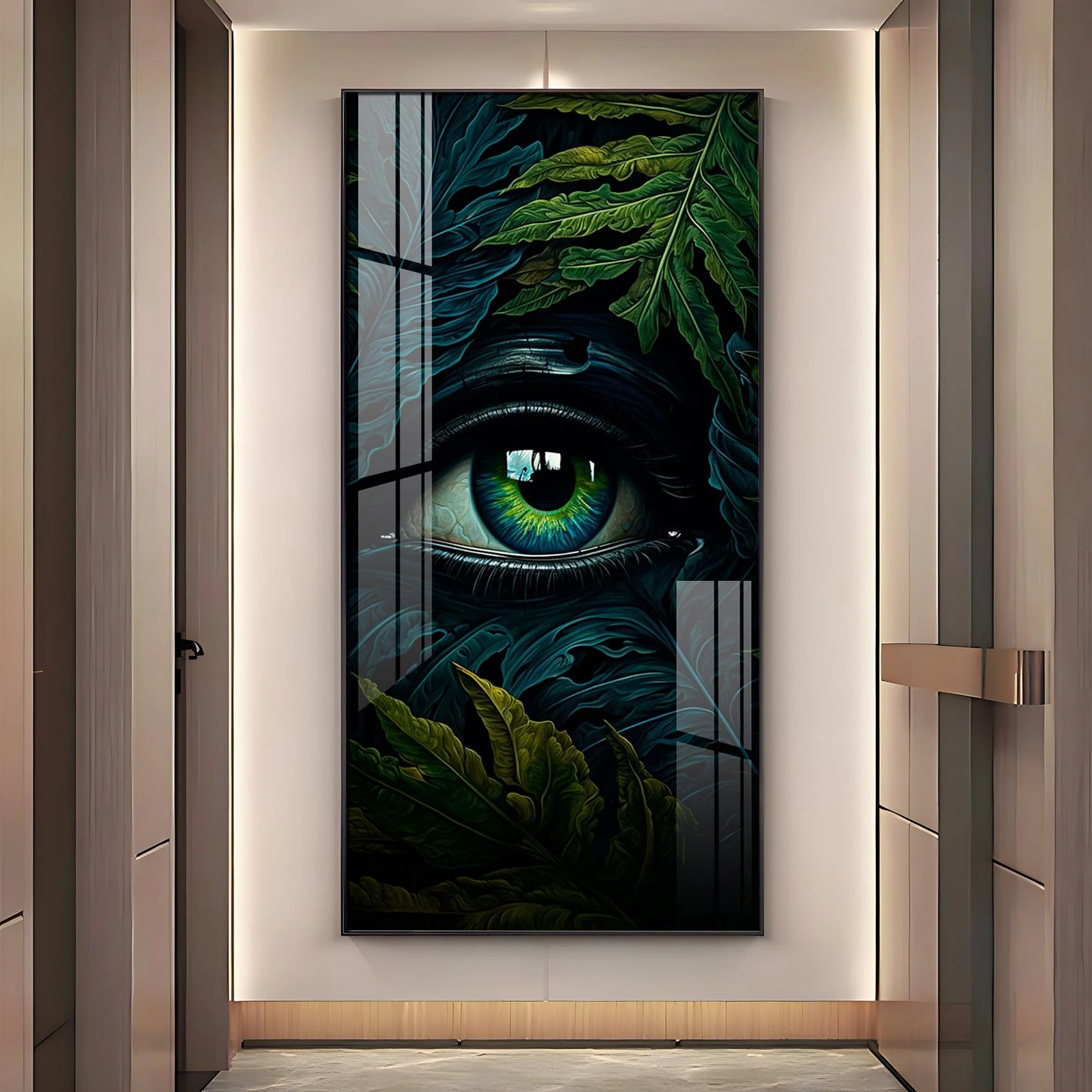 The Eye's Journey Premium Acrylic Vertical Wall Art
